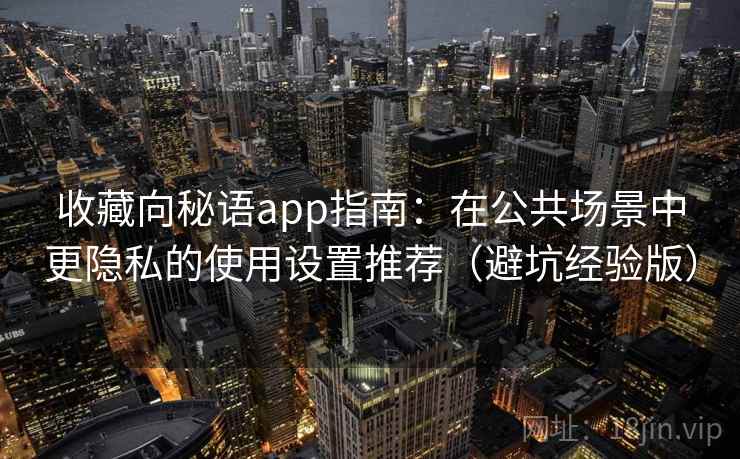 收藏向秘语app指南:在公共场景中更隐私的使用设置推荐(避坑经验版) 收藏向秘语app指南:在公共场景中更隐私的使用设置推荐(避坑经验版)