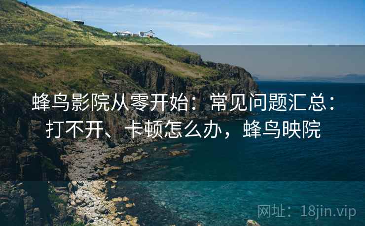 蜂鸟影院从零开始：常见问题汇总：打不开、卡顿怎么办，蜂鸟映院