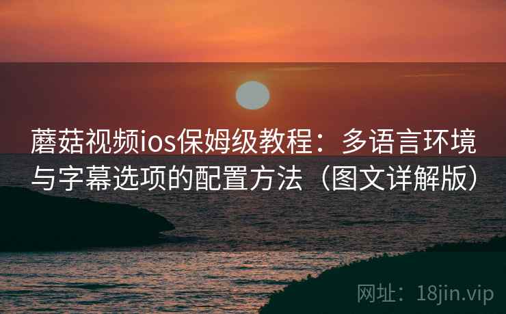 蘑菇视频ios保姆级教程：多语言环境与字幕选项的配置方法（图文详解版）